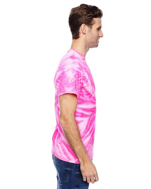 CD110 Tie-Dye Adult 100% Cotton Twist d T-Shirt - Siide Image