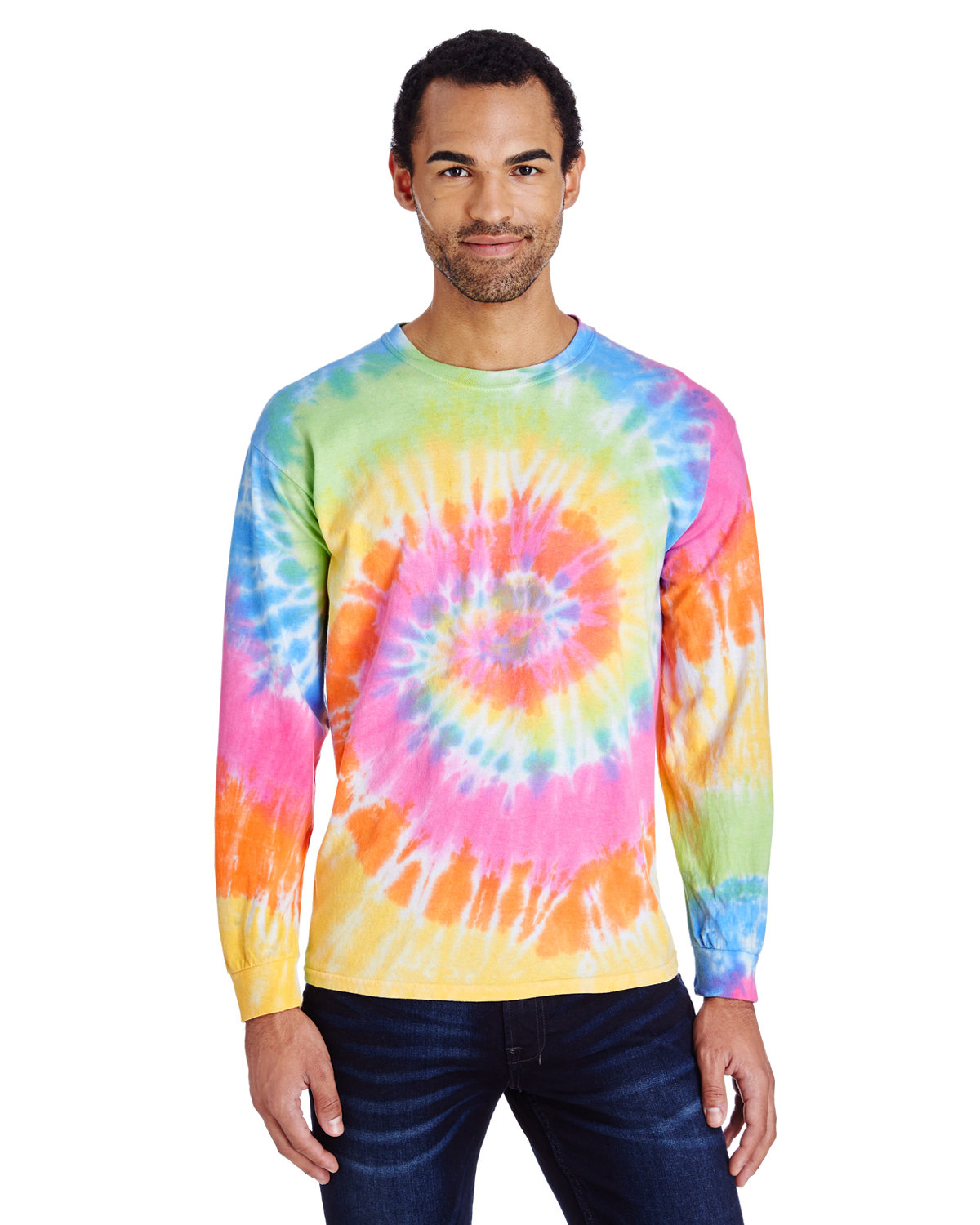 CD2000 Tie-Dye Adult 5.4 oz. 100% Cotton Long-Sleeve T-Shirt CD2000 Tie-Dye Adult 5.4 oz. 100% Cotton Long-Sleeve T-Shirt