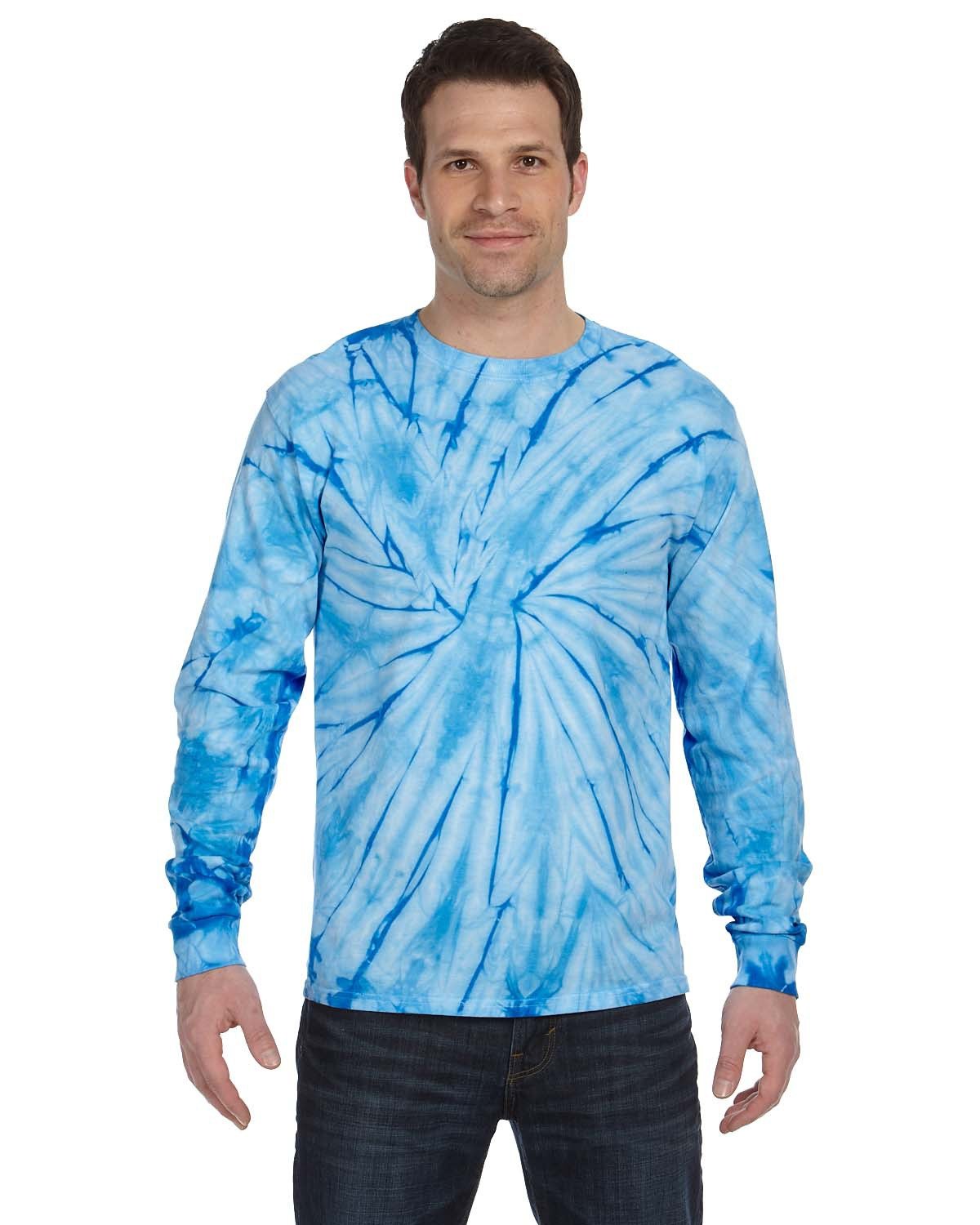 CD2000 Tie-Dye Adult 5.4 oz. 100% Cotton Long-Sleeve T-Shirt
