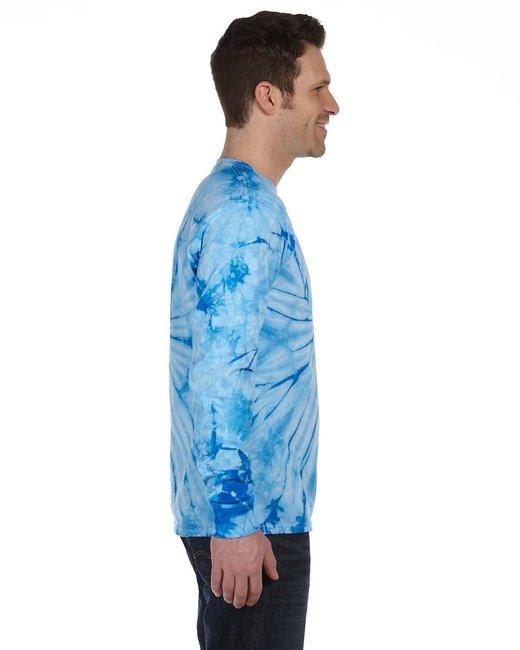CD2000 Tie-Dye Adult 5.4 oz. 100% Cotton Long-Sleeve T-Shirt - Siide Image