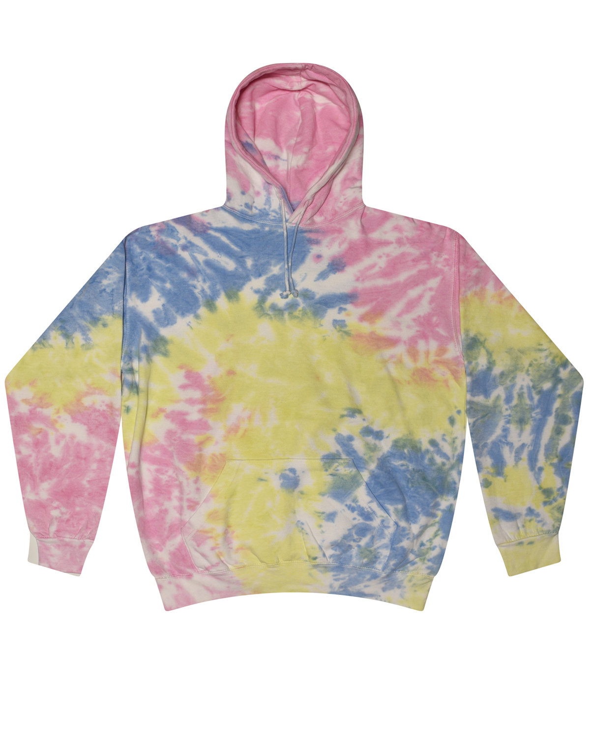 CD877 Tie-Dye Adult d Pullover Hooded Sweatshirt
