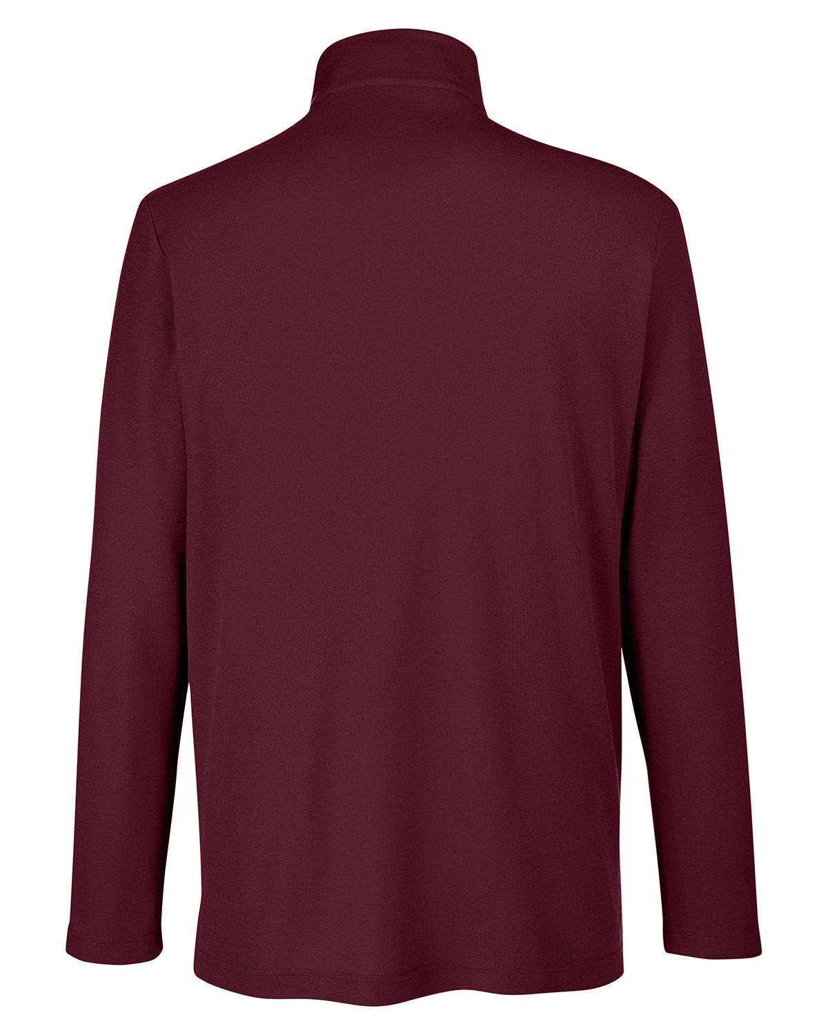 CE405 Core 365 Mens Fusion ChromaSoft Pique Quarter-Zip - Back Image