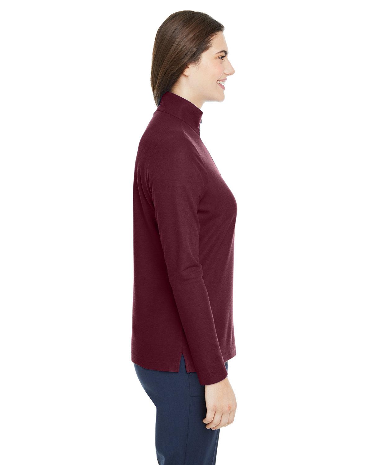 CE405W Core 365 Ladies Fusion ChromaSoft Pique Quarter-Zip - Siide Image