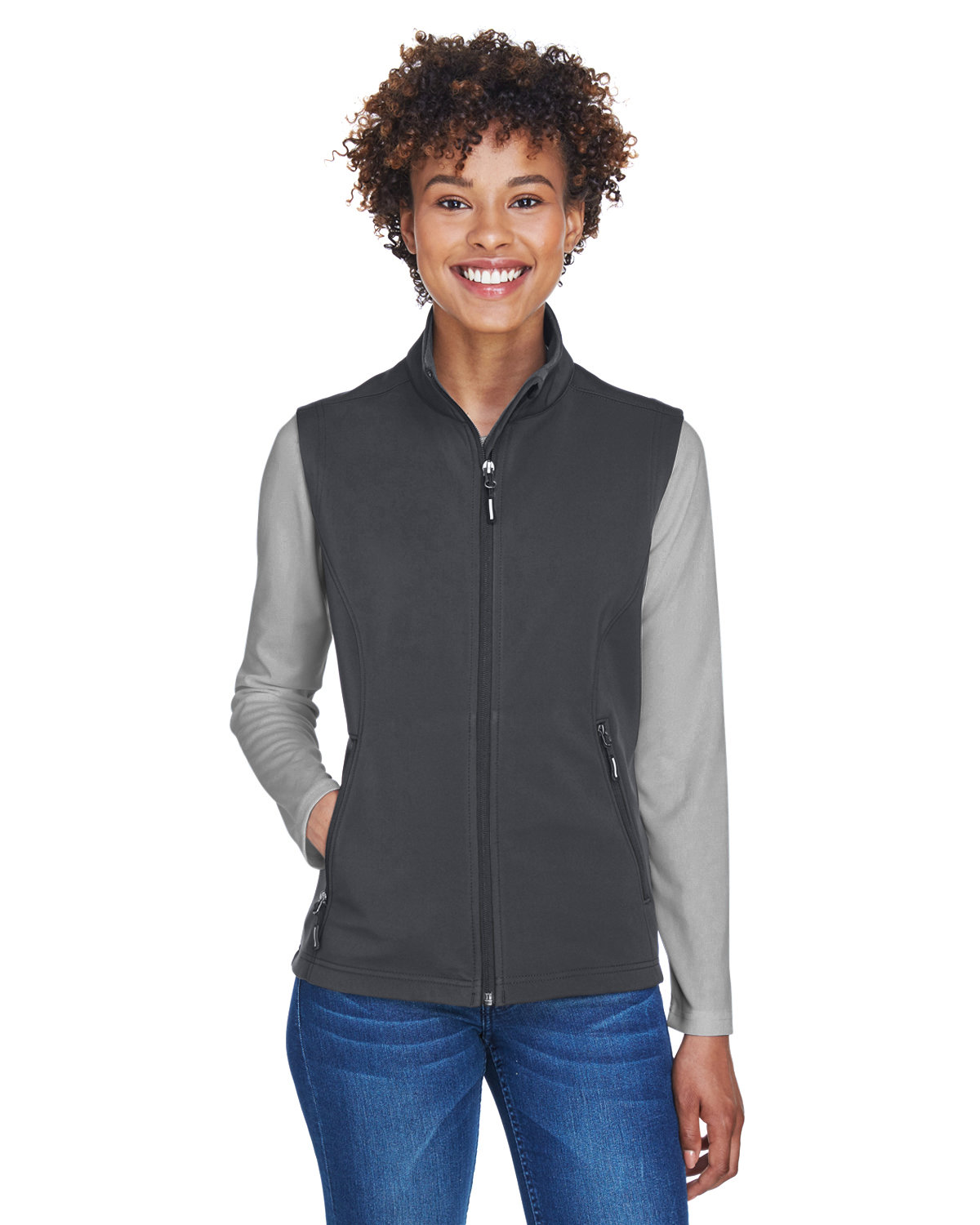 CE701W Core 365 Ladies Cruise Two-Layer Fleece Bonded Soft Shell Vest