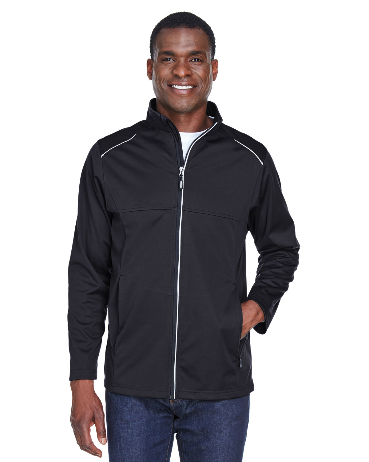 CE708 Core 365 Mens Techno Lite Three-Layer Knit Tech-Shell CE708 Core 365 Mens Techno Lite Three-Layer Knit Tech-Shell