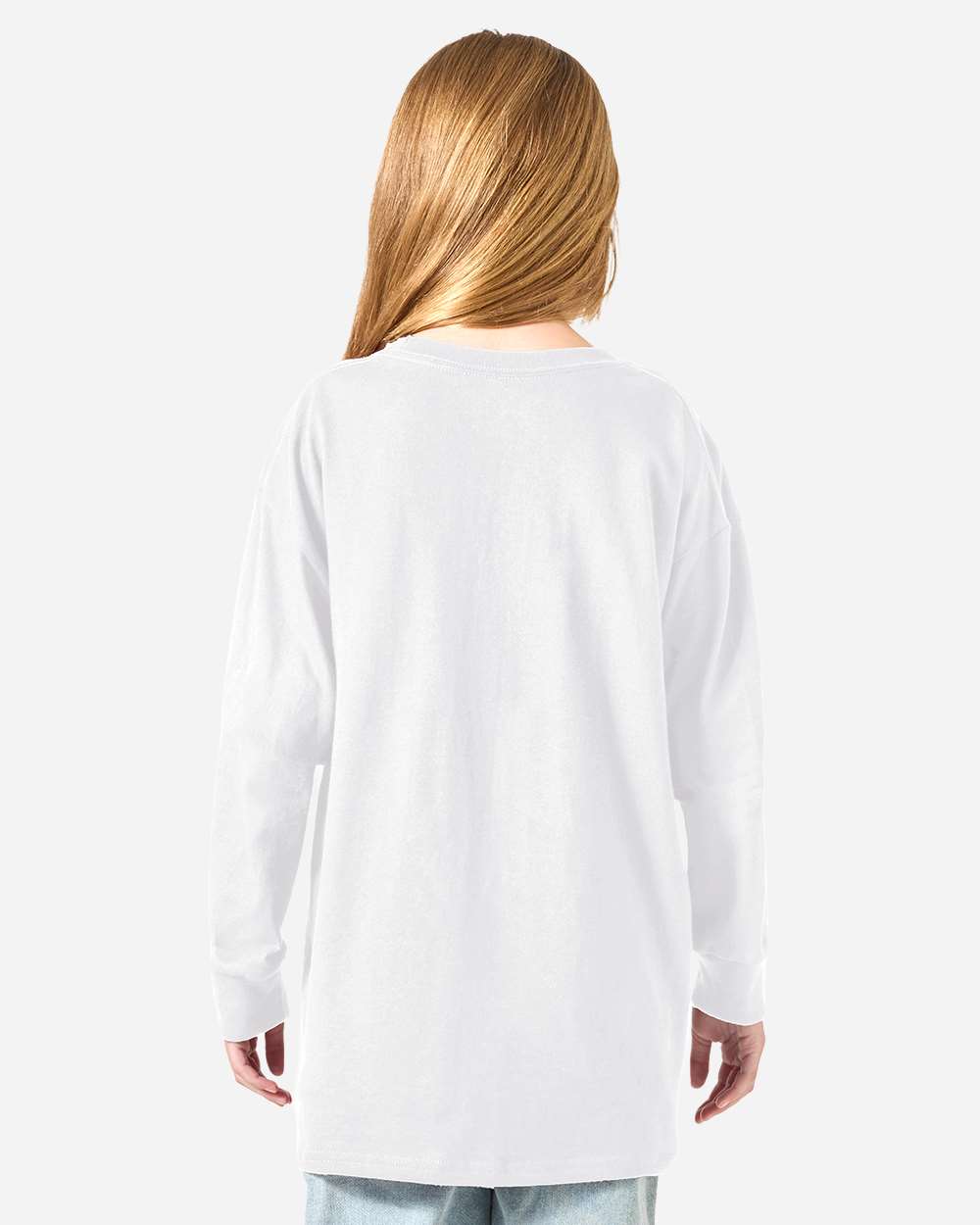 CH1751 Champion Youth Long Sleeve Tee - Back Image