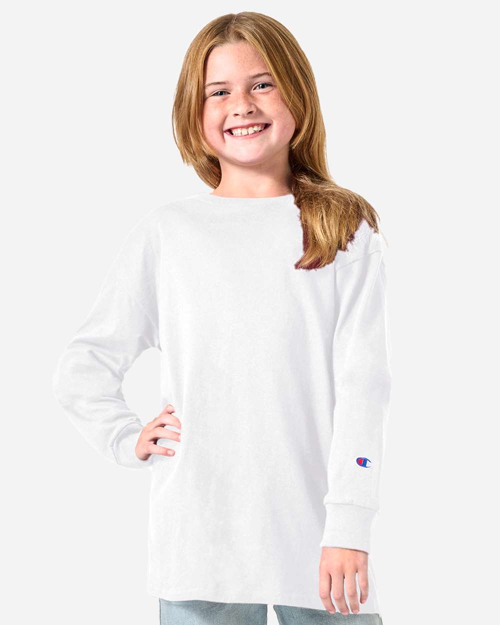 CH1751 Champion Youth Long Sleeve Tee