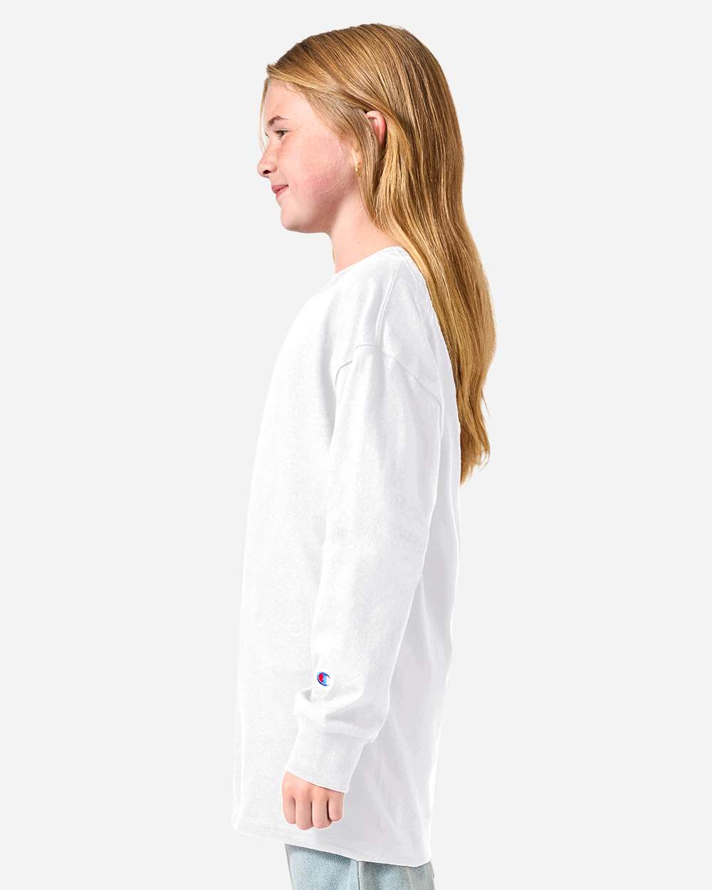 CH1751 Champion Youth Long Sleeve Tee - Siide Image
