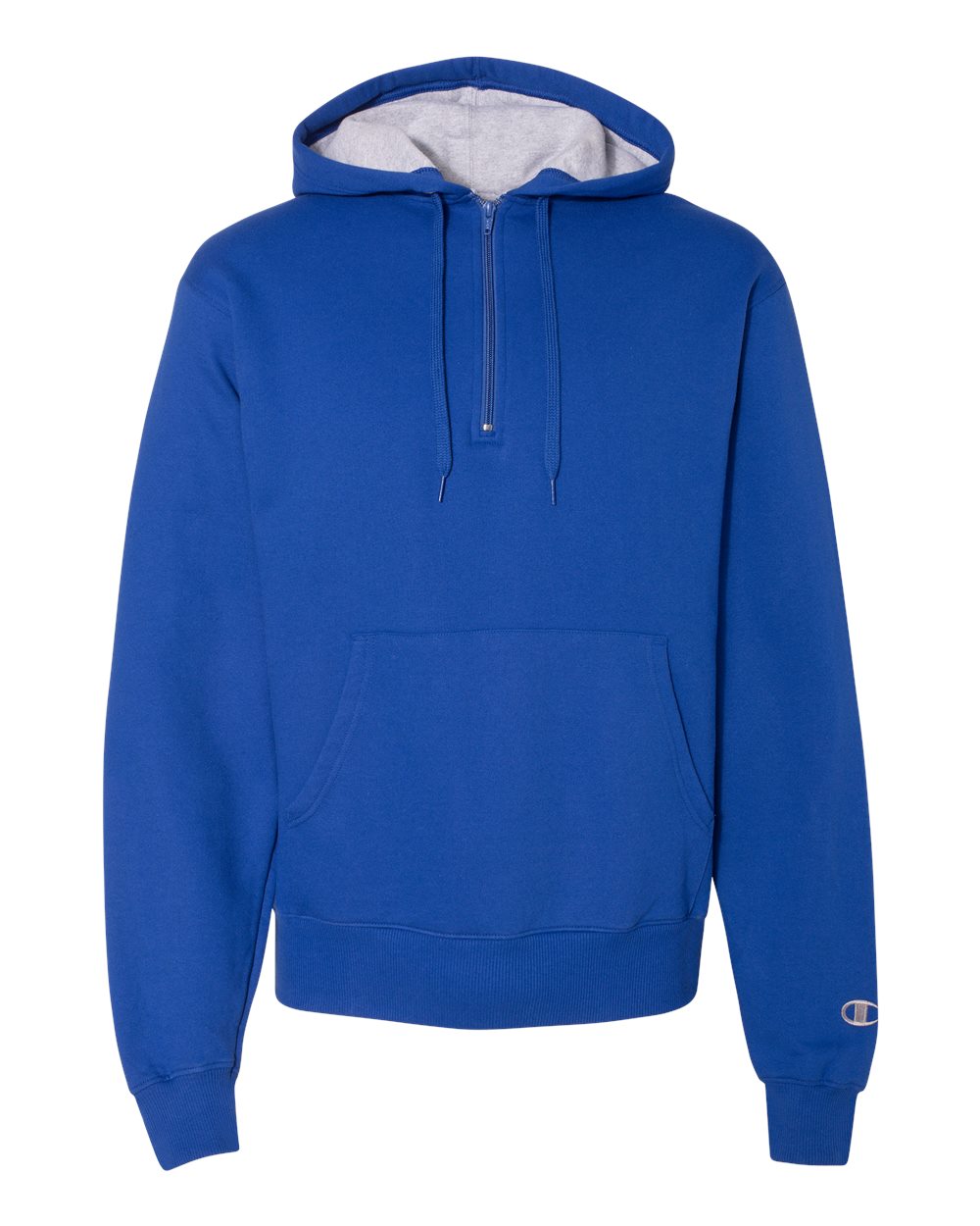 S185 Champion Cotton Max Hooded Quarter-Zip Sweatshirt