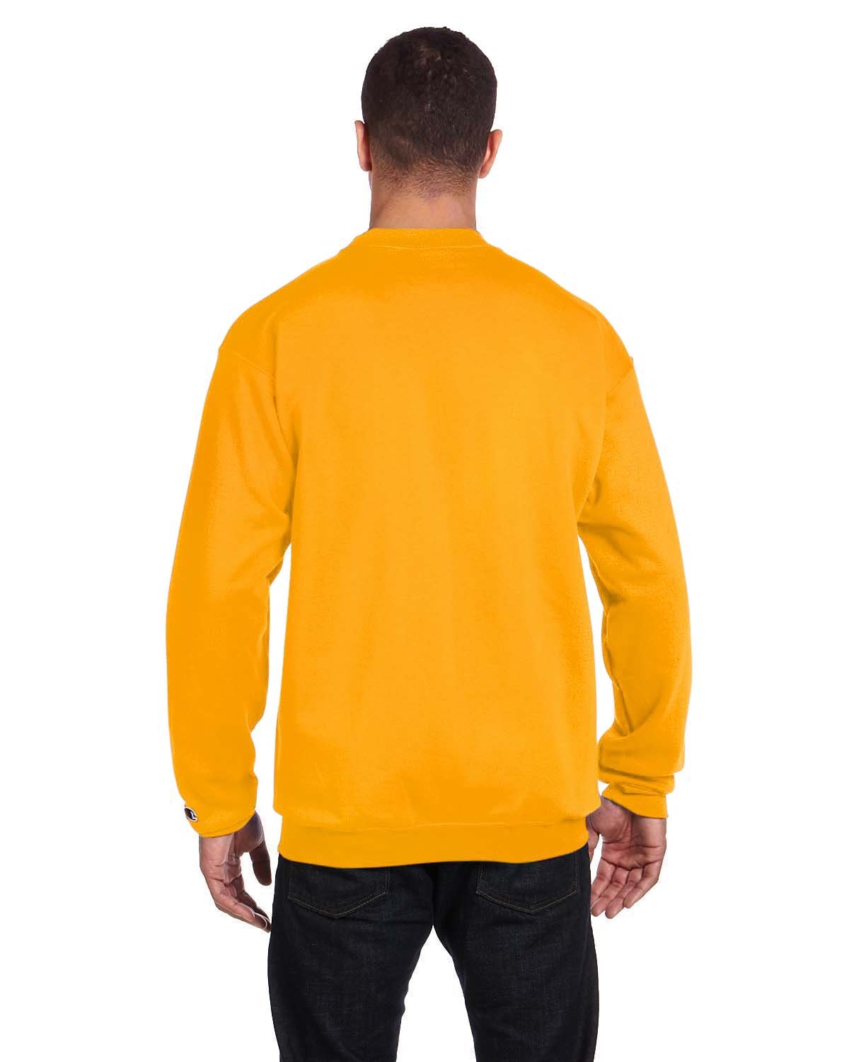 S600 Champion Double Dry Eco Crewneck Sweatshirt - Back Image