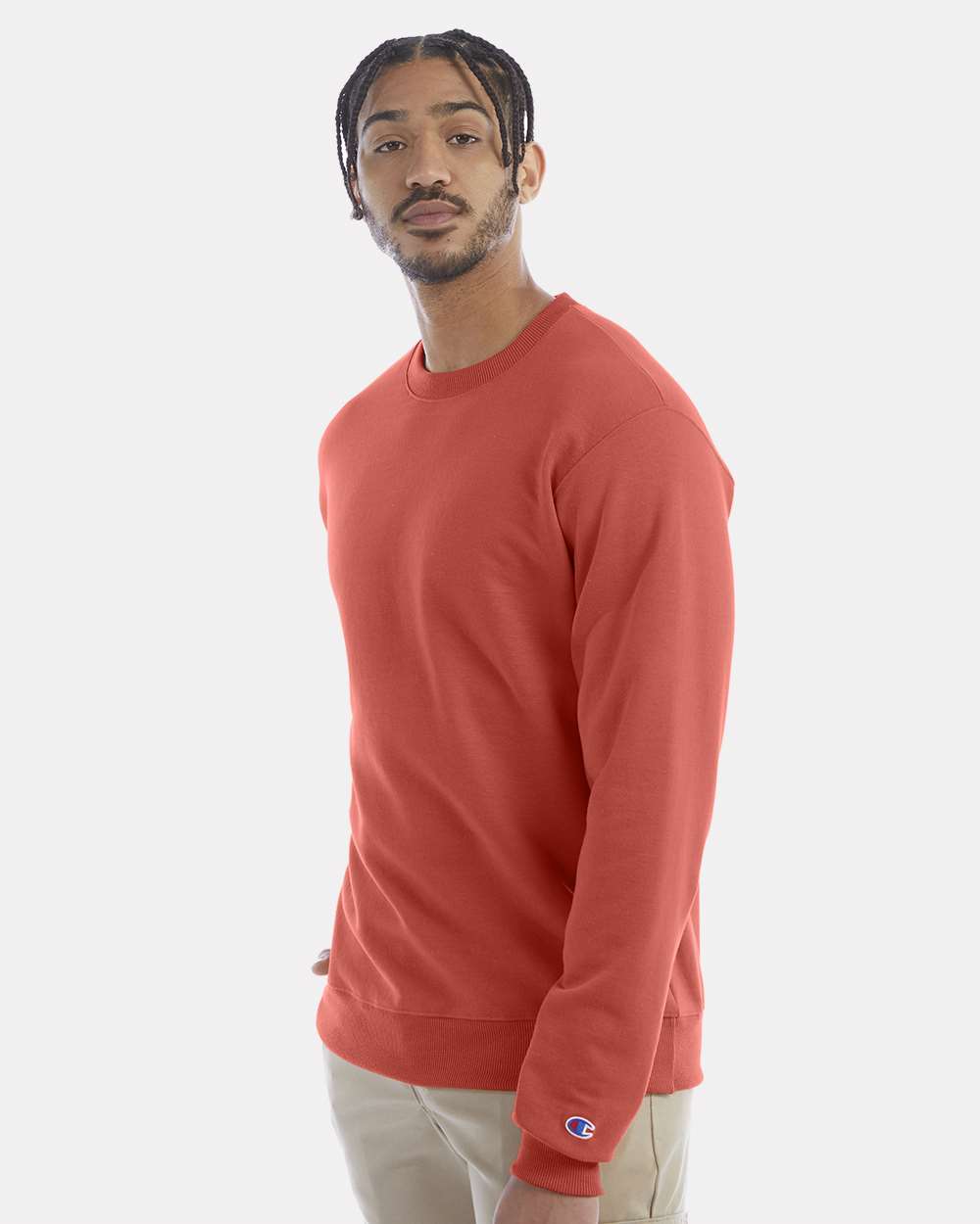 S600 Champion Double Dry Eco Crewneck Sweatshirt - Siide Image