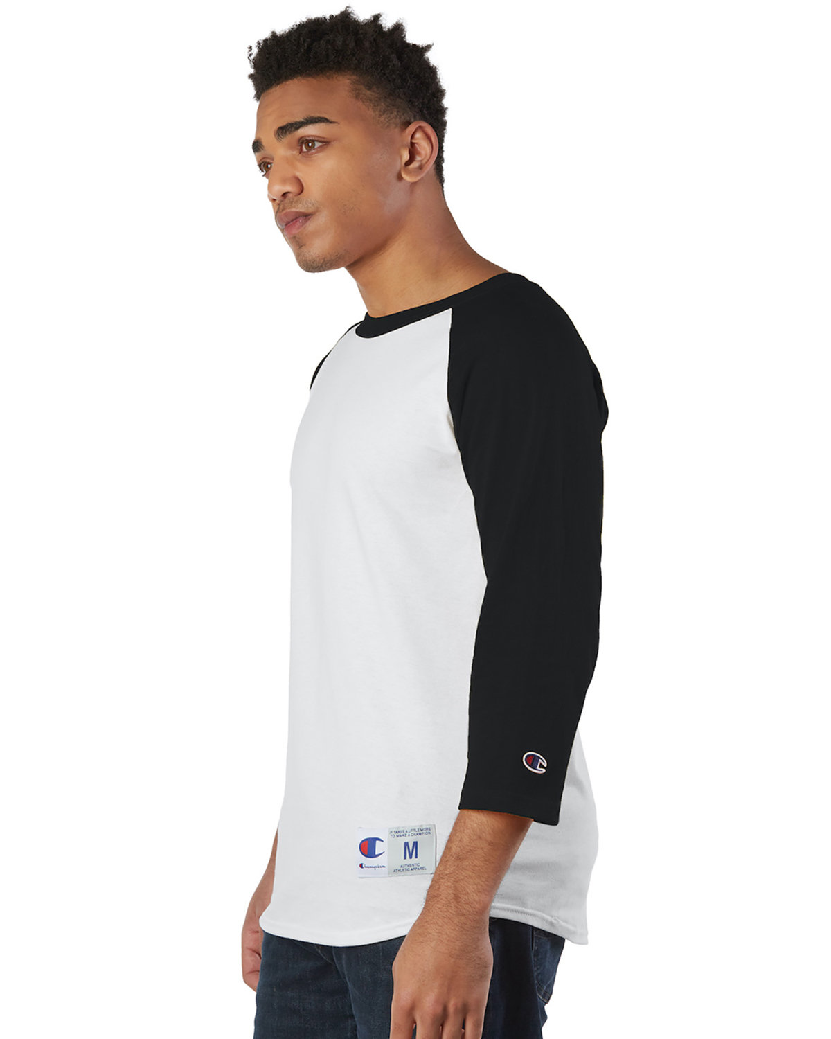 T1397 Champion Adult Raglan T-Shirt - Siide Image