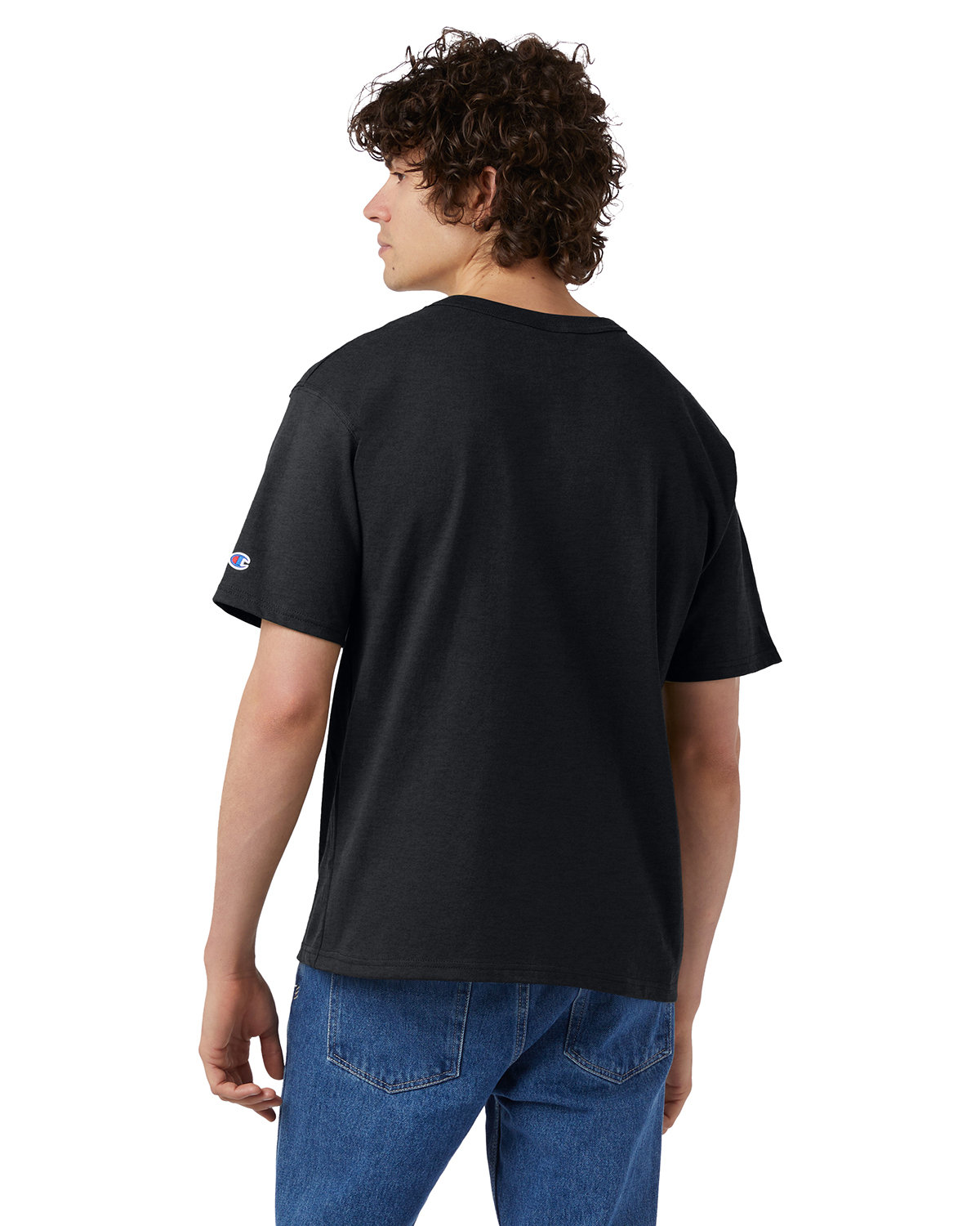 T2102 Champion Adult 7 oz. Heritage Jersey T-Shirt T2102 Champion Adult 7 oz. Heritage Jersey T-Shirt - Back Image