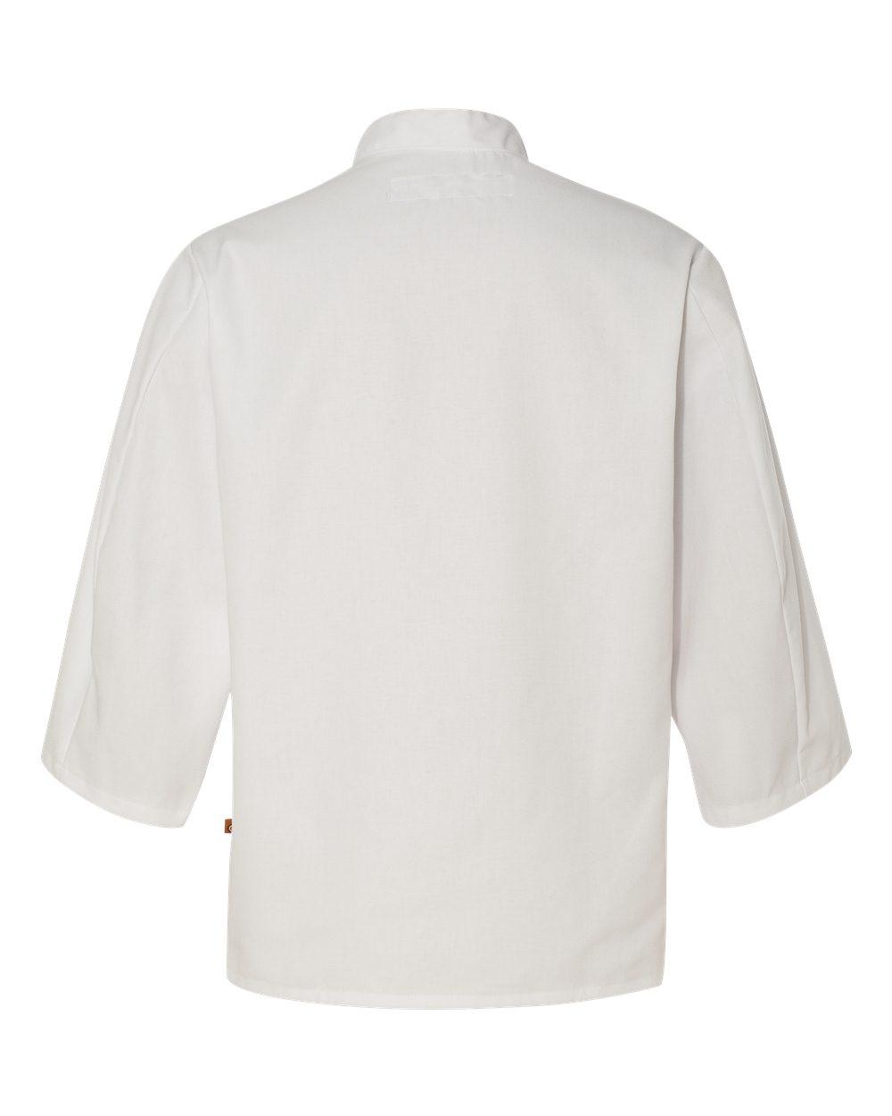 0402 Chef Designs Three-Quarter Sleeve Chef Coat - Back Image