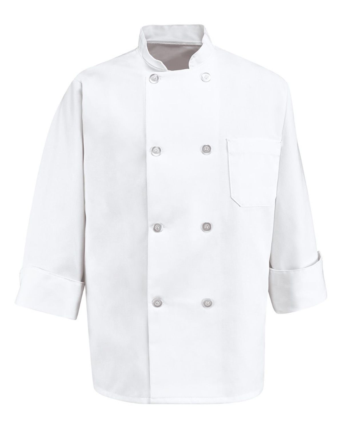 0403 Chef Designs Eight Pearl Button Chef Coat