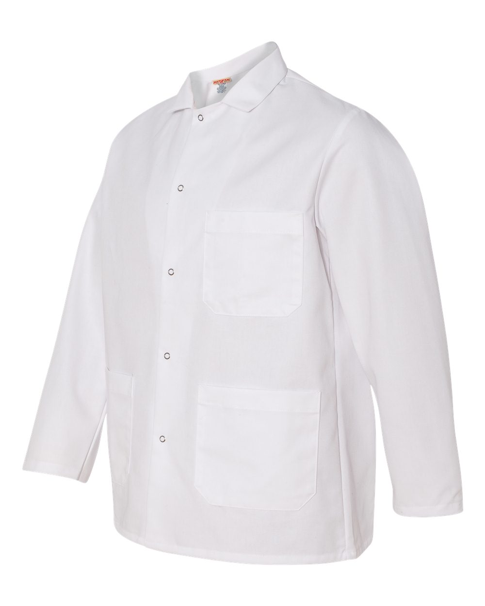 0406 Chef Designs Gripper Front Short Butcher Coat - Siide Image