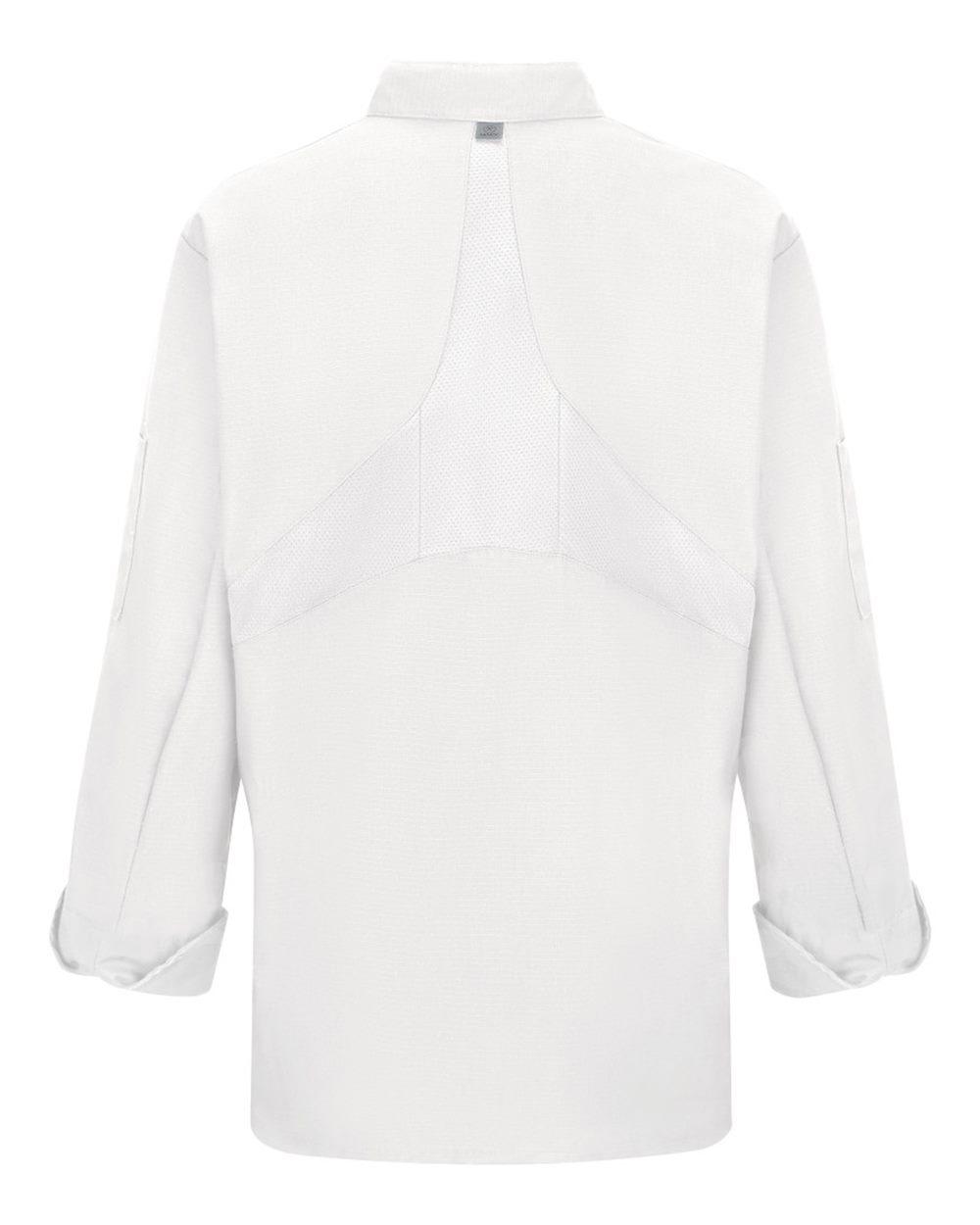 041X Chef Designs Womens Mimix Chef Coat with OilBlok - Back Image