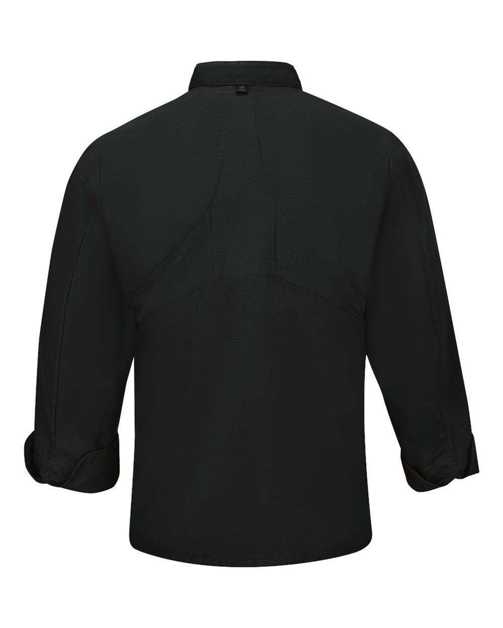 042X Chef Designs Mimix Chef Coat with OilBlok - Back Image