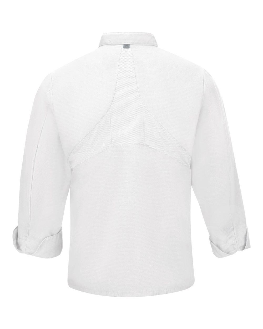 042X Chef Designs Mimix Chef Coat with OilBlok - Back Image