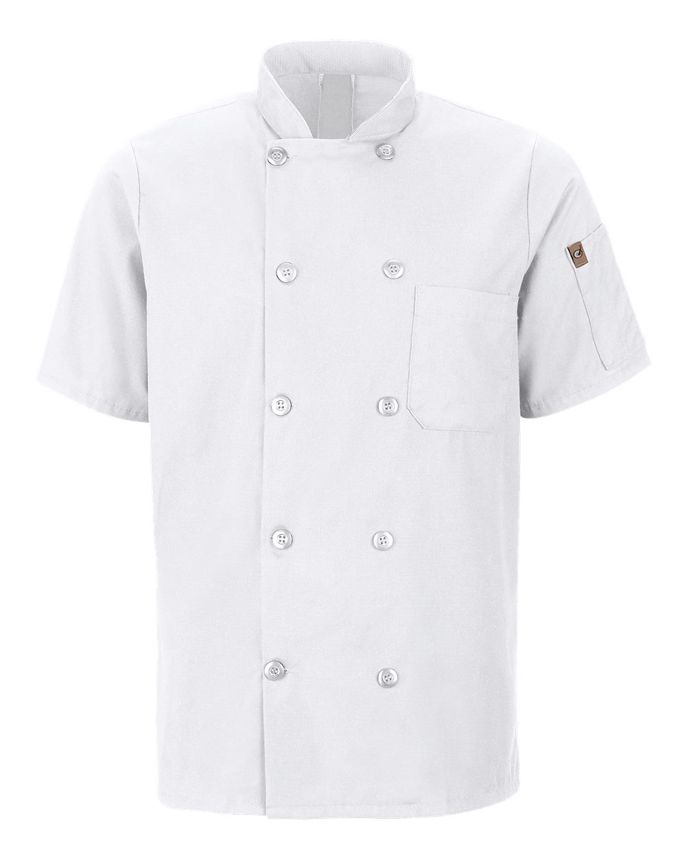 046X Chef Designs Mimix Short Sleeve Chef Coat with OilBlok 046X Chef Designs Mimix Short Sleeve Chef Coat with OilBlok