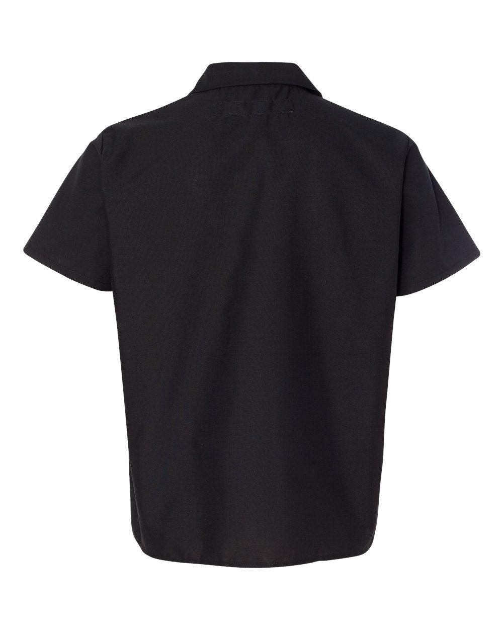 5020 Chef Designs Poplin Cook Shirt with Gripper Closures - Back Image