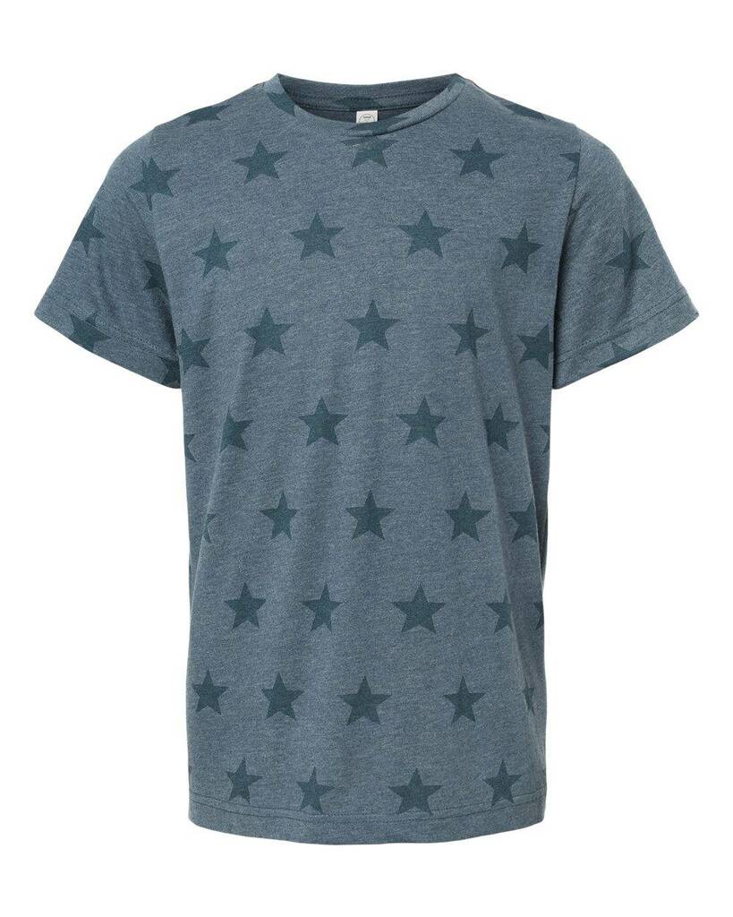 2229 Code Five Youth Star Print Tee