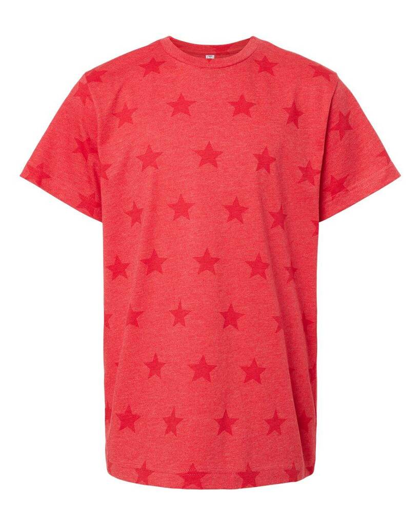 2229 Code Five Youth Star Print Tee 2229 Code Five Youth Star Print Tee