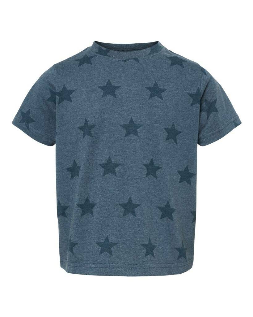 3029 Code Five Toddler Star Print Tee