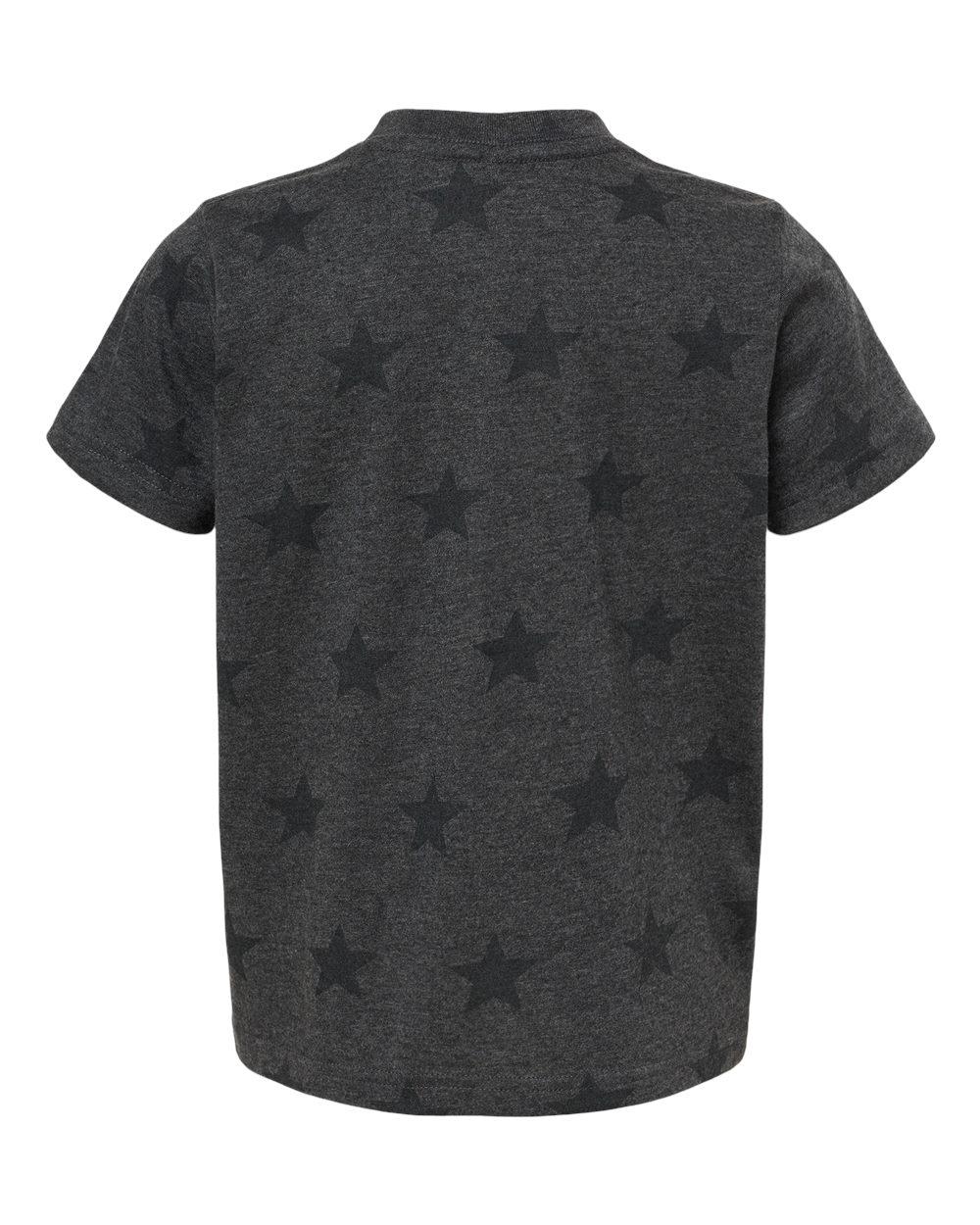3029 Code Five Toddler Star Print Tee - Back Image