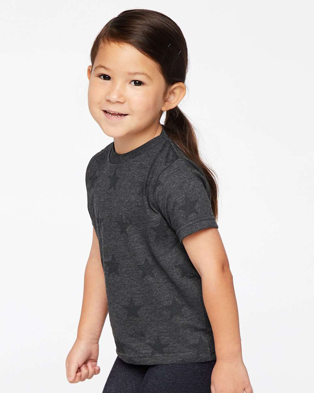 3029 Code Five Toddler Star Print Tee - Siide Image