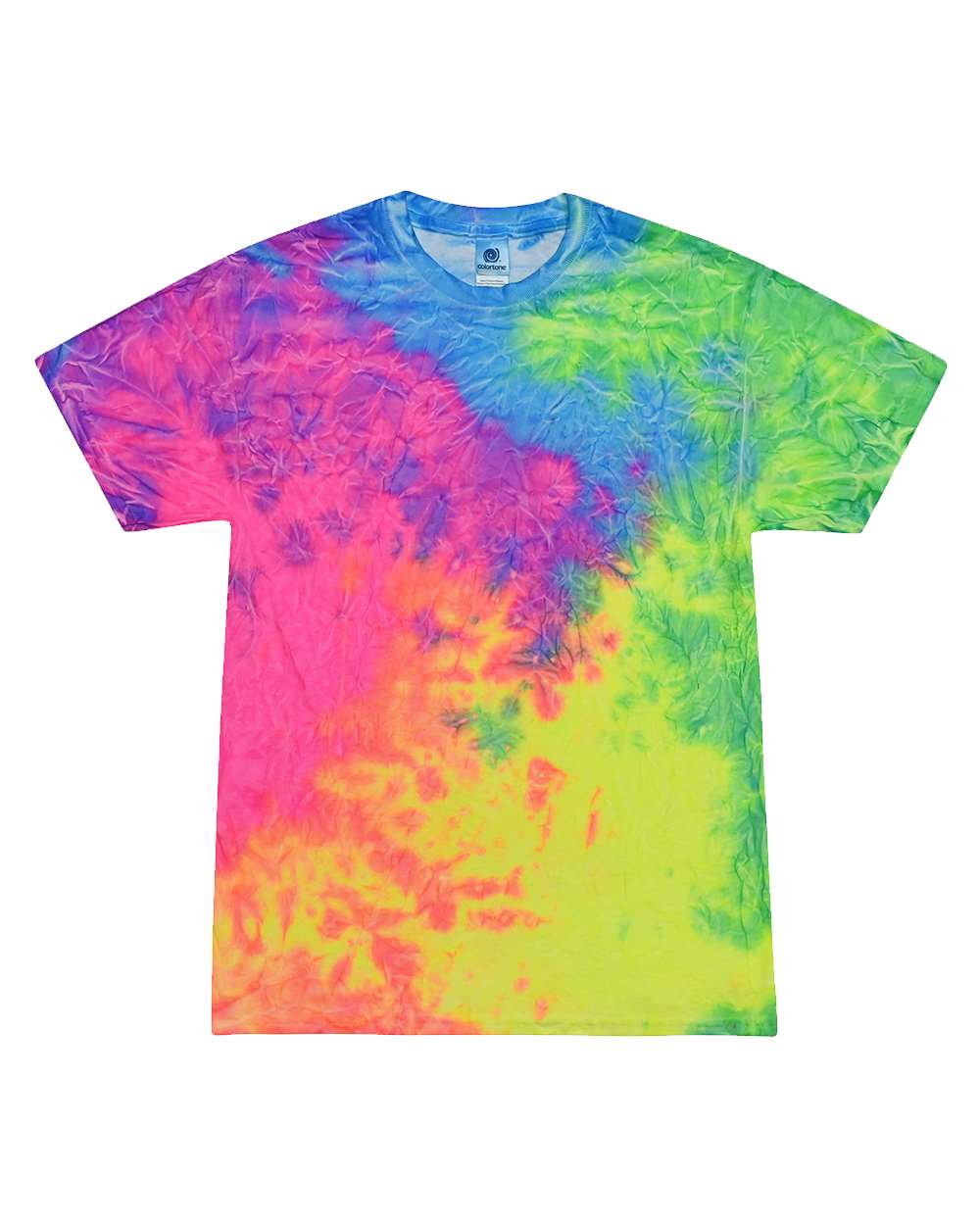 1000 Colortone Multi-Color Tie-Dyed T-Shirt 1000 Colortone Multi-Color Tie-Dyed T-Shirt