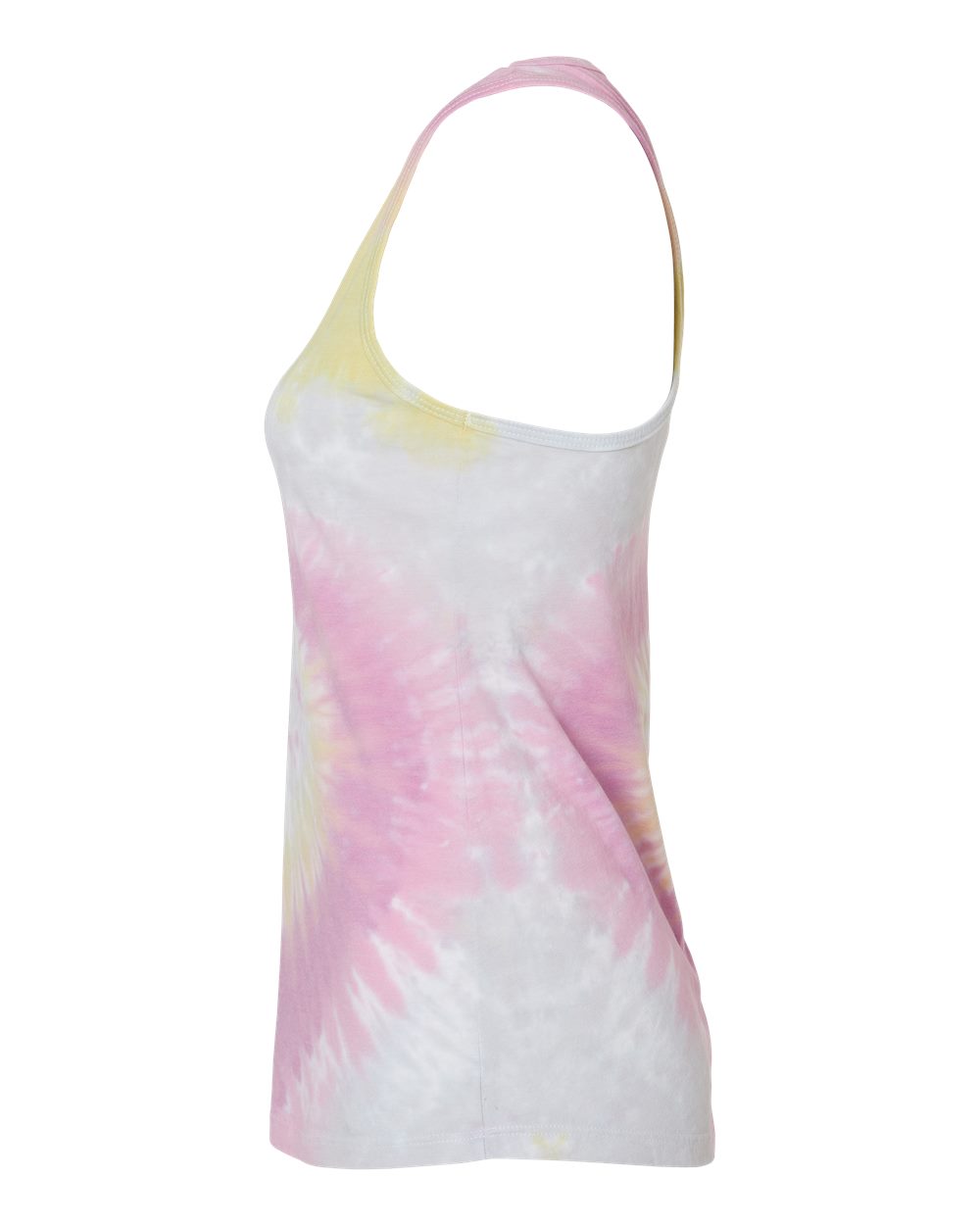 3400 Colortone Womens Tie-Dyed Racerback Tank Top - Siide Image