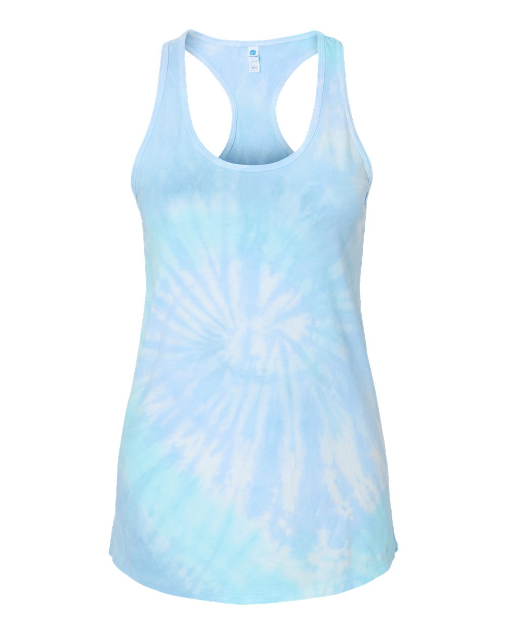 3400 Colortone Womens Tie-Dyed Racerback Tank Top 3400 Colortone Womens Tie-Dyed Racerback Tank Top