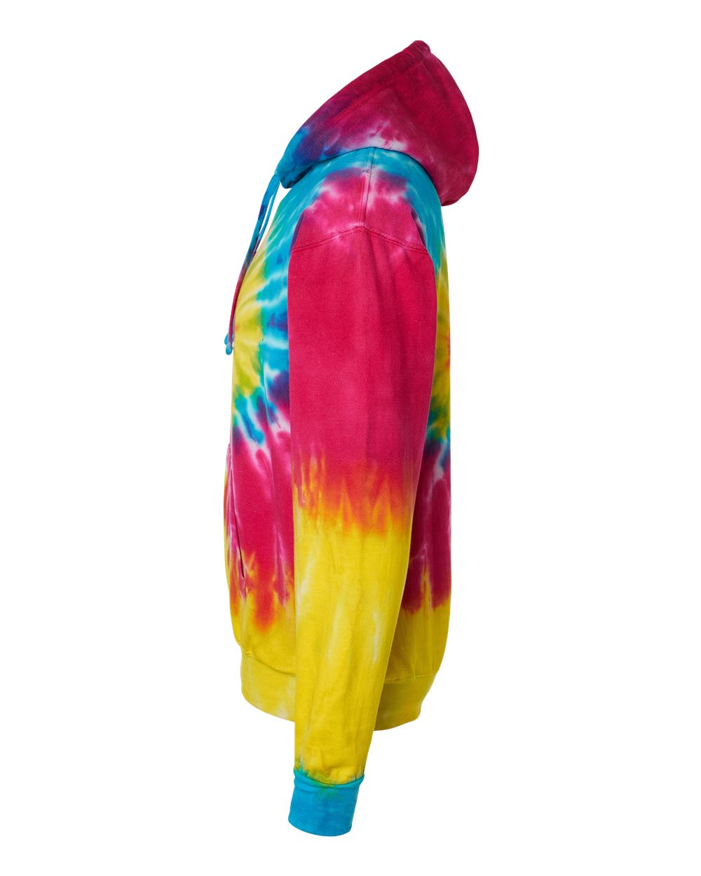 8777 Colortone Tie-Dyed Hooded Sweatshirt - Siide Image
