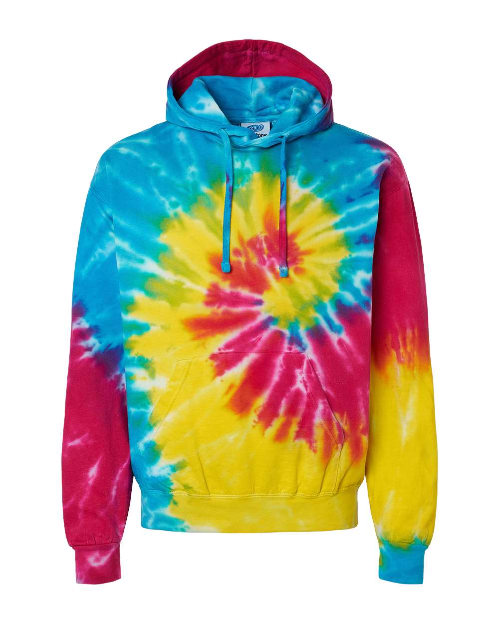 8777Y Colortone Youth Tie-Dyed Hooded Sweatshirt 8777Y Colortone Youth Tie-Dyed Hooded Sweatshirt
