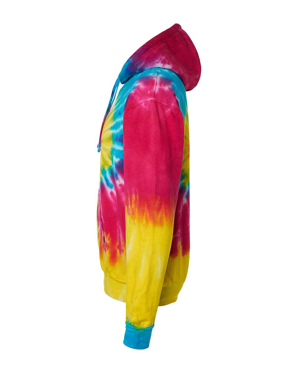 8777Y Colortone Youth Tie-Dyed Hooded Sweatshirt - Siide Image