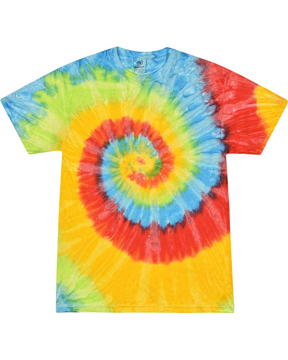 CD1000 Colortone Multi-Color Tie-Dyed T-Shirt