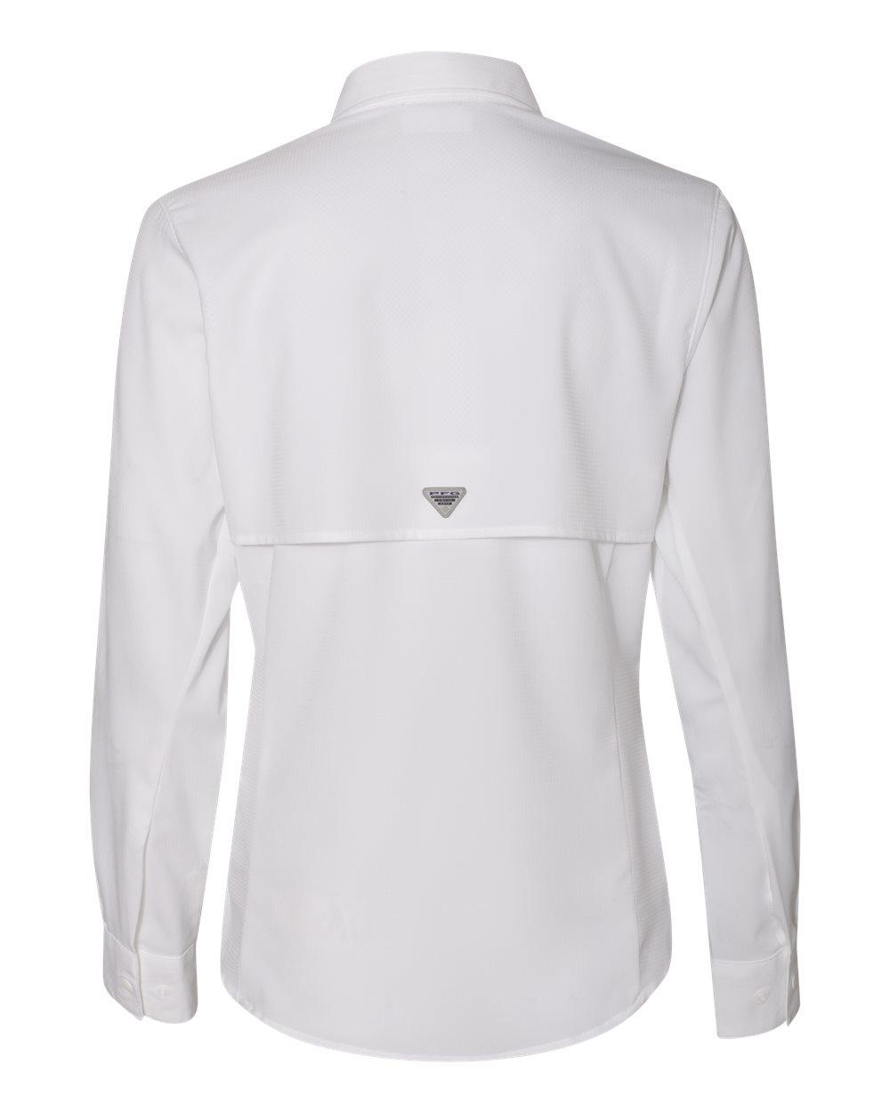 127570 Columbia Womens PFG Tamiami II Long Sleeve Shirt - Back Image