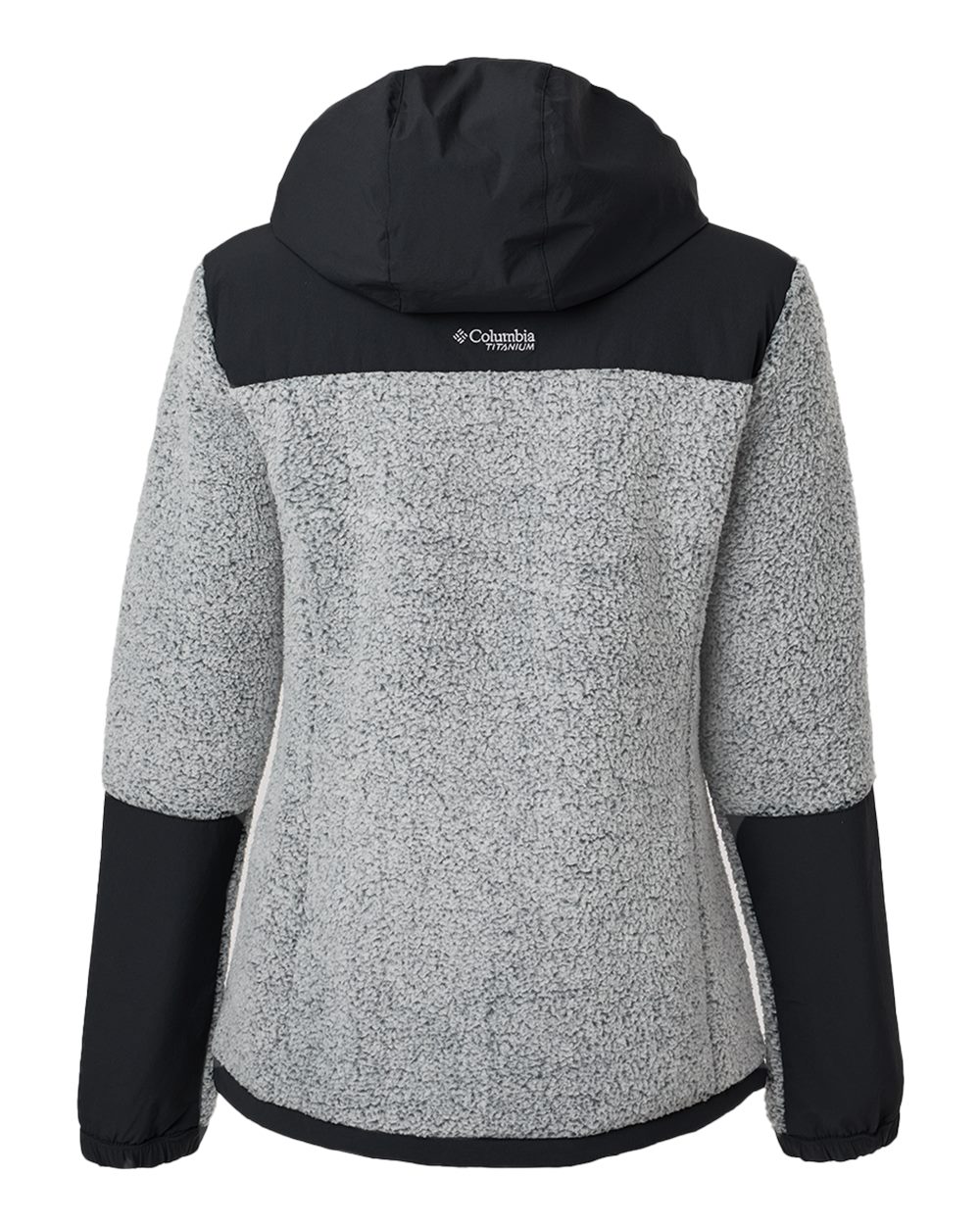 208903 Columbia Womens Arctic Crest Sherpa Full-Zip Jacket - Back Image