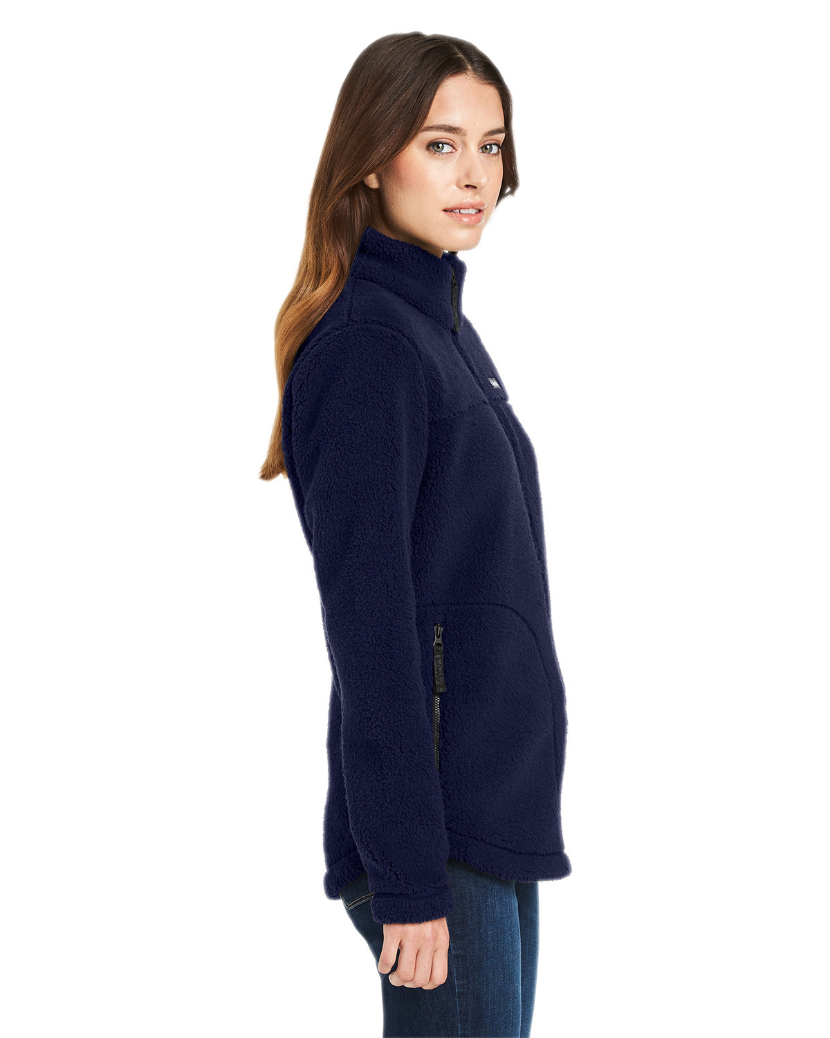 1939901 Columbia Ladies West Bend Sherpa Full-Zip Fleece Jacket 1939901 Columbia Ladies West Bend Sherpa Full-Zip Fleece Jacket - Siide Image