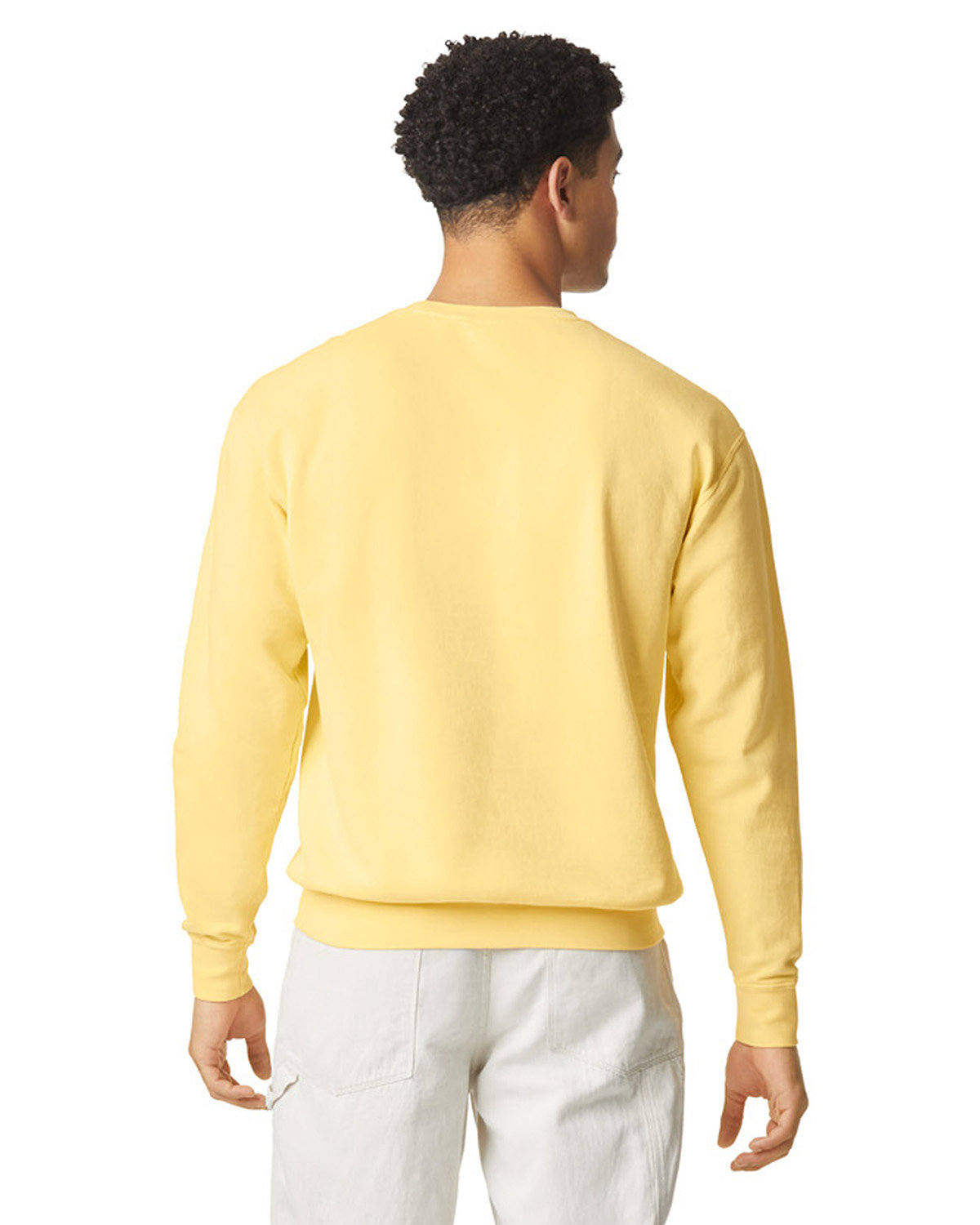 1466CC Comfort Colors Unisex Lighweight Cotton Crewneck Sweatshirt - Back Image