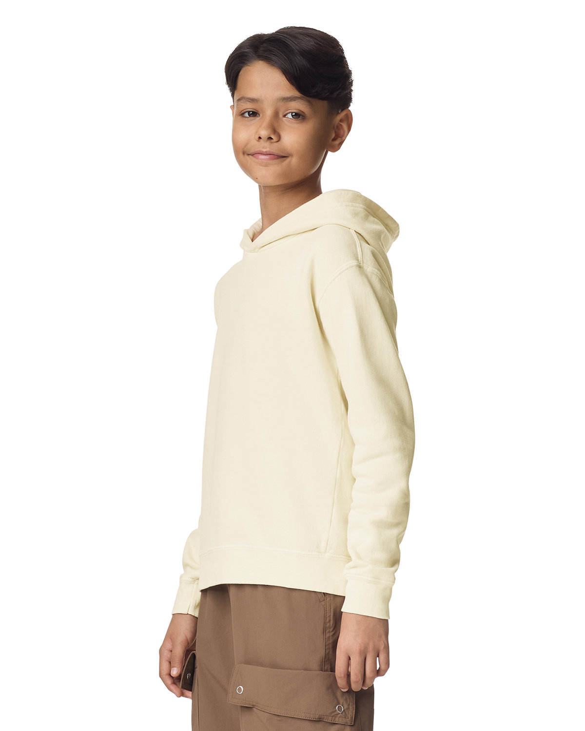1467Y Comfort Colors Youth Lightweight Hooded Sweatshirt - Siide Image