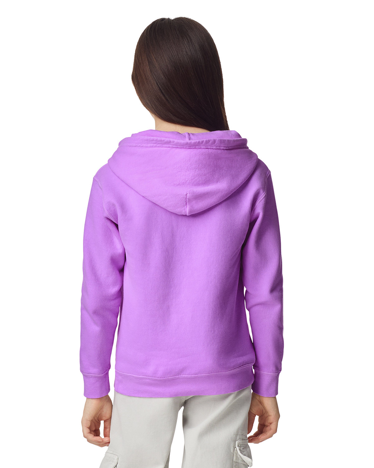 1467Y Comfort Colors Youth Lightweight Hooded Sweatshirt 1467Y Comfort Colors Youth Lightweight Hooded Sweatshirt - Back Image