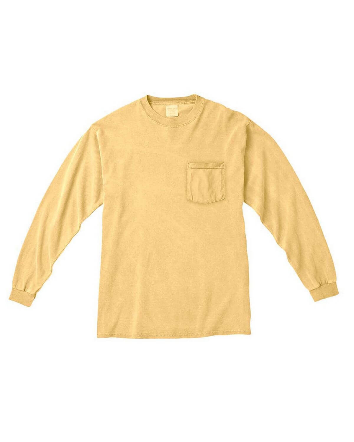 4410 Comfort Colors Garment-Dyed Heavyweight Long Sleeve Pocket T-Shirt Zoom Image
