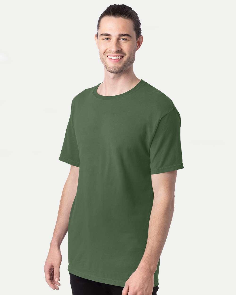 GDH100 ComfortWash by Hanes Mens Garment-Dyed T-Shirt - Siide Image