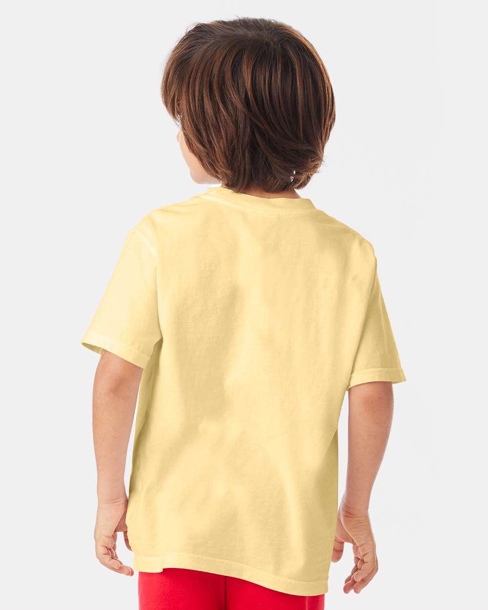 GDH175 ComfortWash by Hanes Youth Garment-Dyed T-Shirt - Back Image
