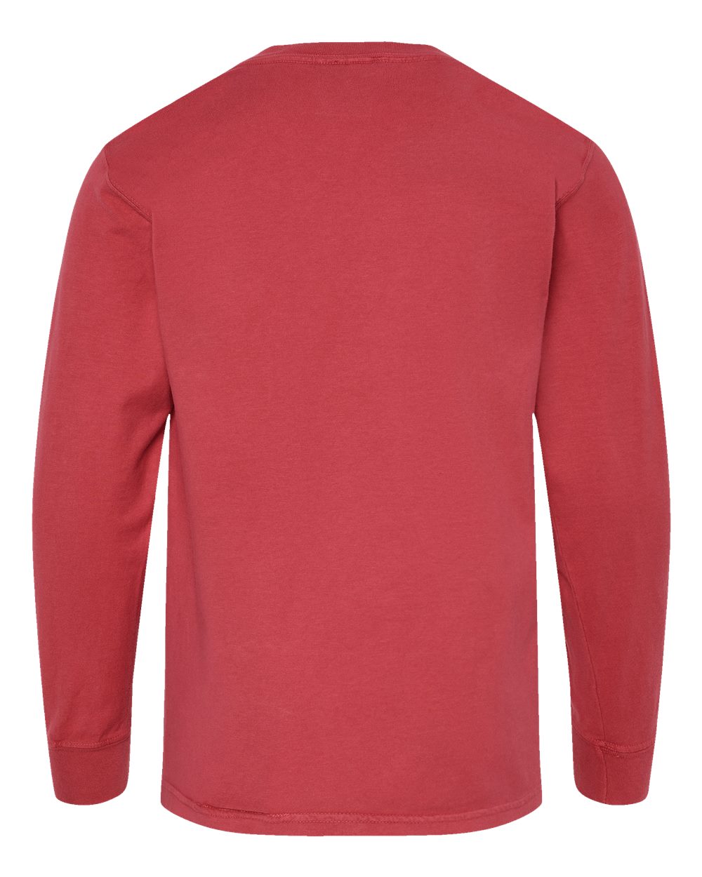 GDH275 ComfortWash by Hanes Youth Crew Long-Sleeve T-Shirt - Back Image