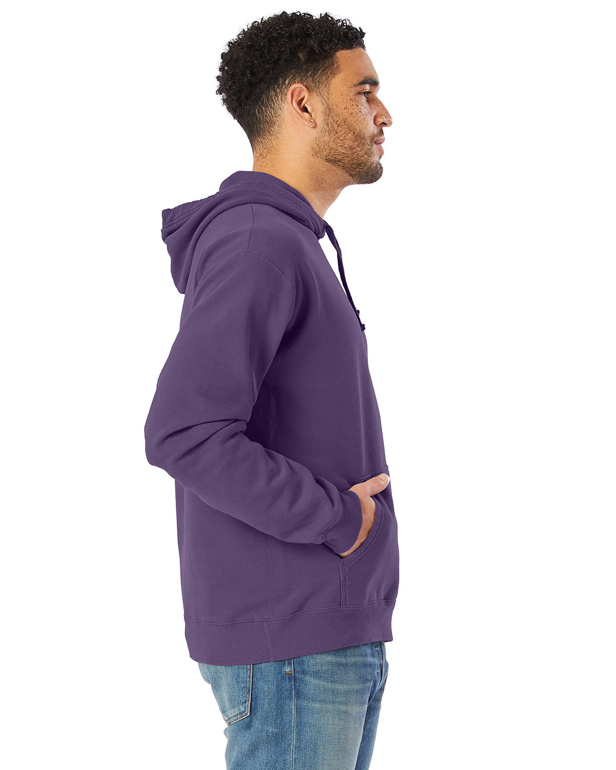 GDH450 ComfortWash by Hanes Unisex Pullover Hooded Sweatshirt - Siide Image