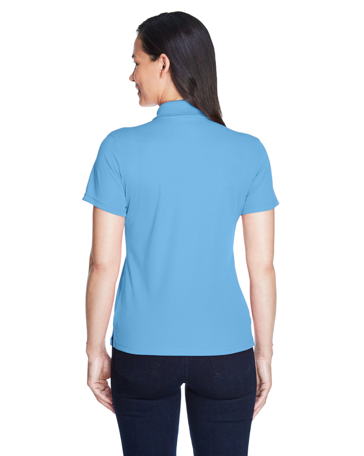 78181 Core 365 Ladies Origin Performance Piqué Polo - Back Image