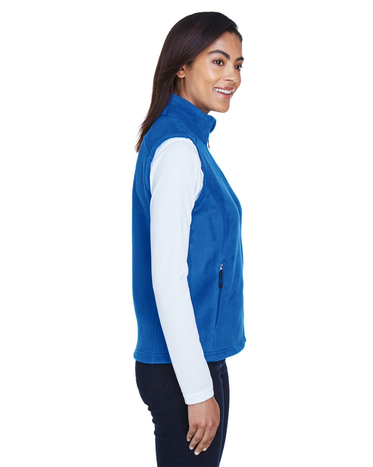 78191 Core 365 Ladies Journey Fleece Vest - Siide Image